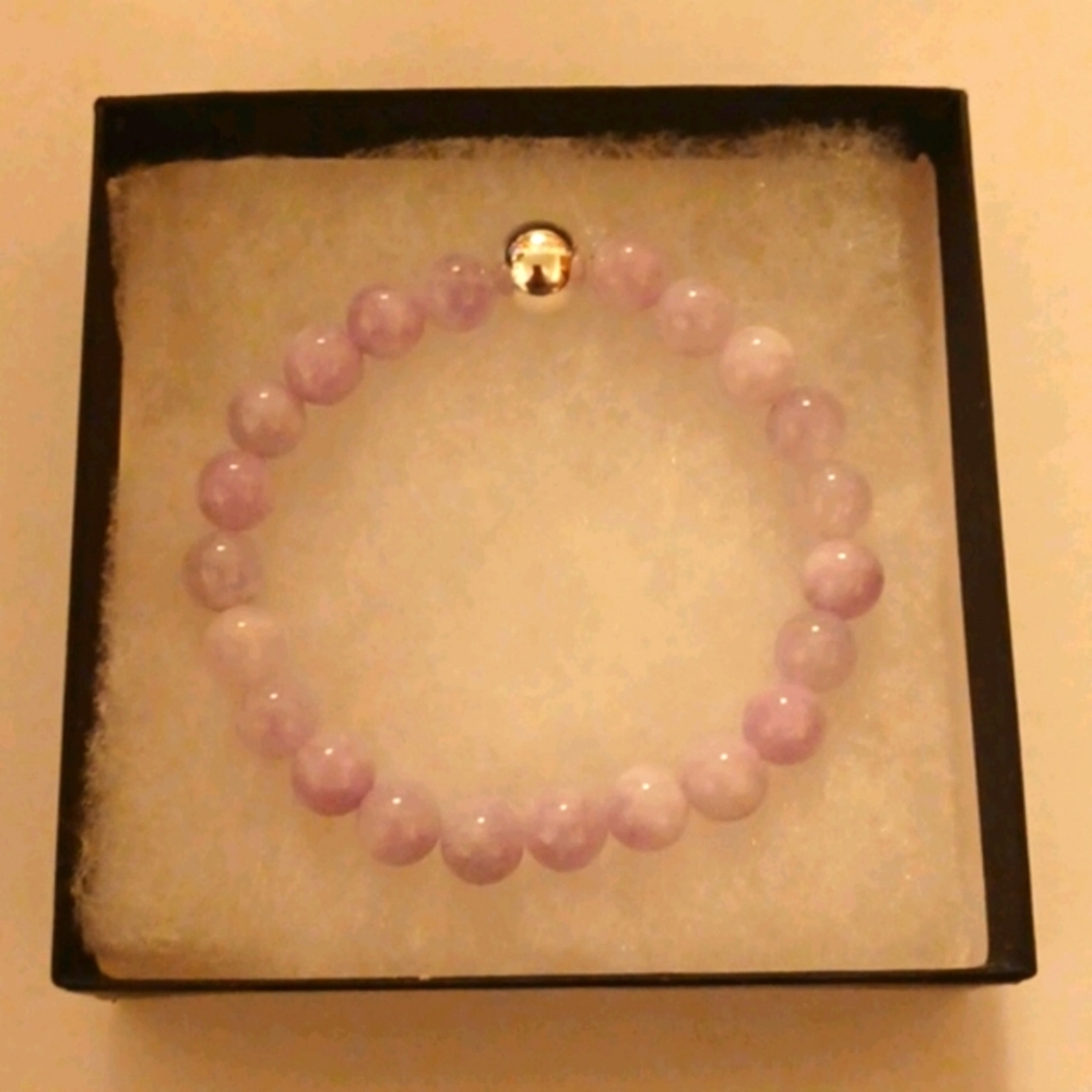 Purple Angelite Stone Bracelet